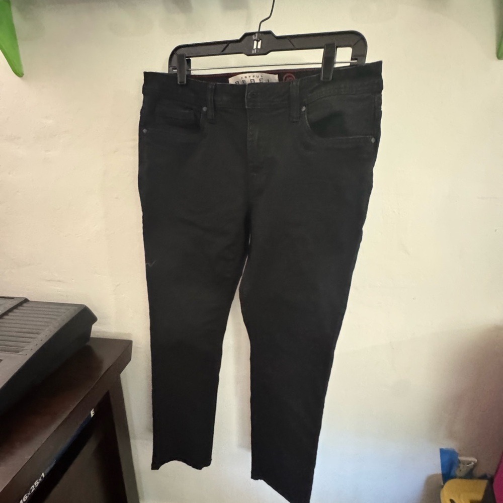 Men's Slim Fit Black Jeans